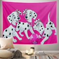 thumbnail image 7 of Tapestry for 101 Dalmatians wall hanging Bedroom Dorm Funny Backgrounds Banner Party Poster Wall Art Decorations Kids Girls Teens Gifts Funny 60×80 inch, 7 of 7