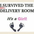 thumbnail image 3 of CafePress - Barely Survived Delivery Room, Girl, T Shirt - Men's Classic Graphic T-Shirt, 3 of 4