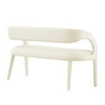 thumbnail image 4 of Modway Pinnacle Performance Velvet Accent Bench in Ivory, 4 of 8