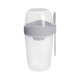 thumbnail image 1 of Yogurt Pots 1 Pcs 870ML Reutilizable Overnight Oats Envase con Tapa Cuchara y Cepillo Desayuno Pot Muesli Taza para Fruta Cereal Leche Gachas de avena, 1 of 2