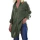 thumbnail image 1 of Moda Mujer O-cuello Camiseta de manga larga Otoño Botón Sólido Cardigan Tops Blusa Fridja  BV0+3830, 1 of 5