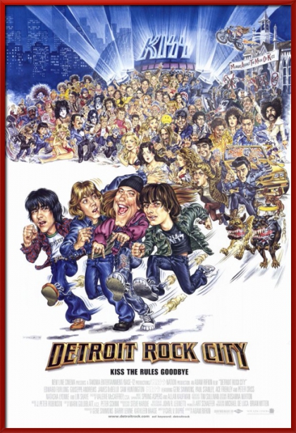 Detroit Rock City Framed Movie Poster Print Regular Style Size 27 X 40 Walmart Com Walmart Com