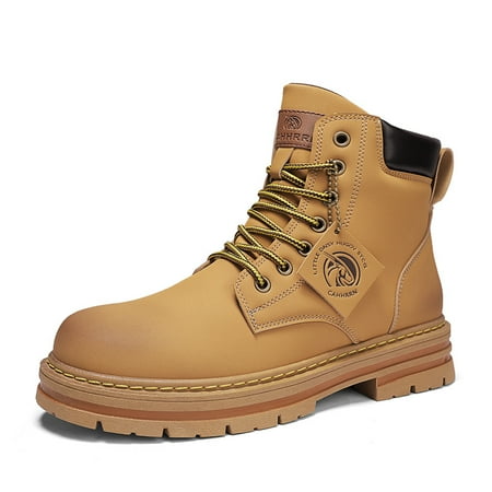 

Men‘s Casual High Top Round Toe Boots For Winter
