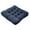 Blue, variant on Corduroy Striped Seat Cushion 16x16 Inch Thick Pad, Non-Slip Chair Mat for Office & Kitchen, Ergonomic Hip Support​
