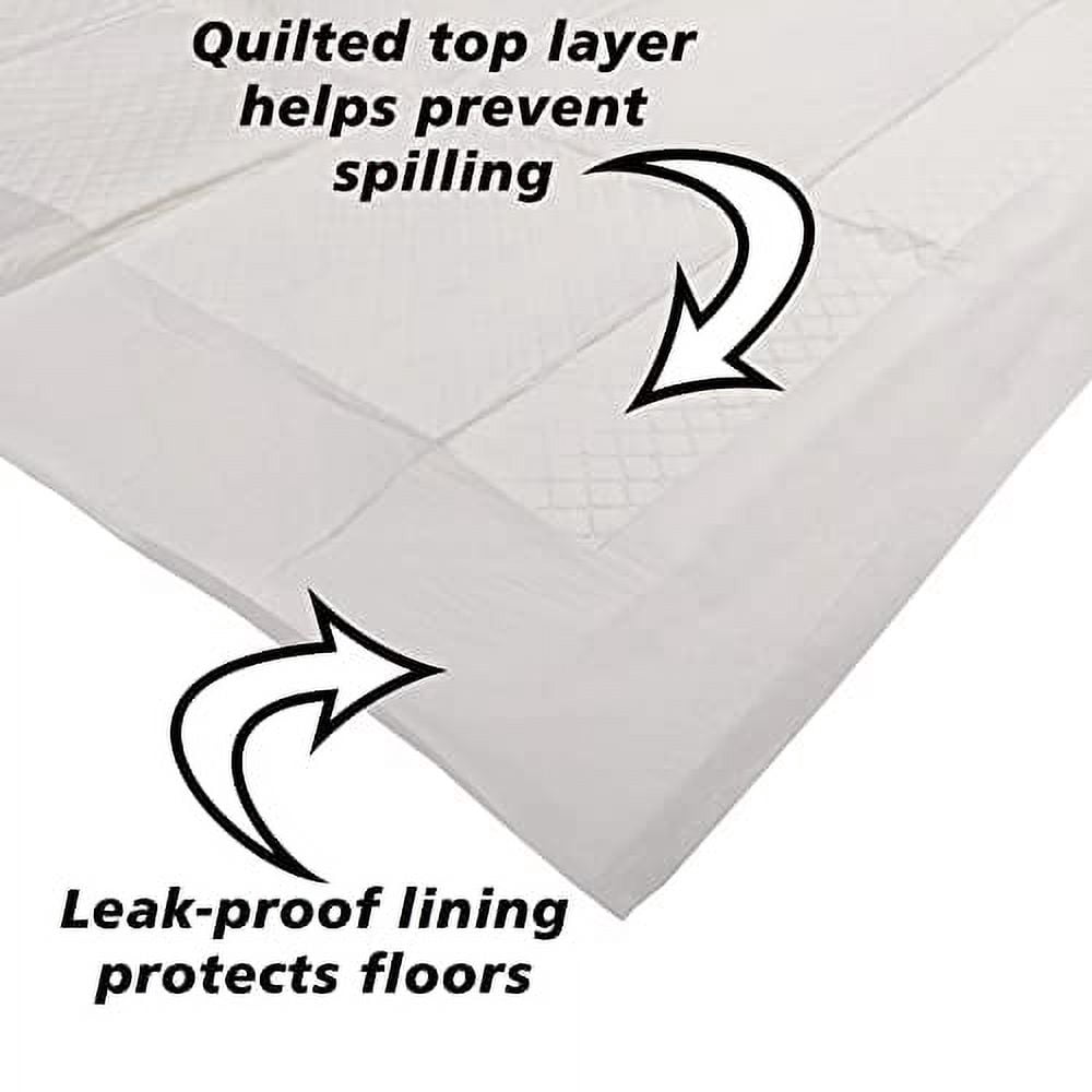 25 Count X-Large Leak-Proof Pee Pads, 5 Layers with Attractant Scent to Improve Potty Training Success, 28" x 34"