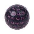 thumbnail image 2 of Acrylic Dices Game Entertainment Family Polyhedral Dice Black Purple, 2 of 9