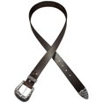thumbnail image 4 of Zelikovitz Brown Buffalo Western Belt - 1.5", 4 of 5