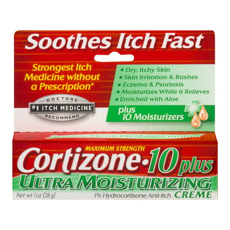 Cortizone 10 Ultra Hydratant Anti-Itch Crème Plus, 1 oz