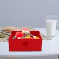 thumbnail image 4 of BEADCEST 2Ud Caja De Tela Roja Para Dulces Como De Escritorio En Eventos Y Reuniones, 4 of 6