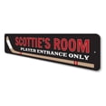 thumbnail image 4 of Hockey Novelty Decor, Metal Wall Sign - 4x18 Inches, 4 of 4