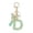 Green Butterfly D, variant on Green Glitter Initial Keychain for Women, Resin Letter A Bag Charm with Butterfly Tassel Key Ring Accessory