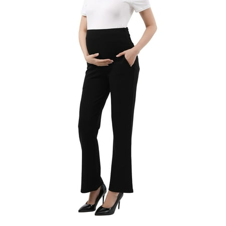 Maternity Pants comfortable Stretch Over-Bump Women Pregnancy casual  Trouser for Work 