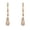 Gold, variant on KKLDOGS CZ Teardrop Pearl Dangle Drop Earrings for Women