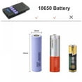 thumbnail image 4 of DIY Power Bank Box Battery Charger Outer Case, 2 USB Output Ports Plastic Shell Box with LCD Display For 4 18650 Batteries(Without Battery), 4 of 8