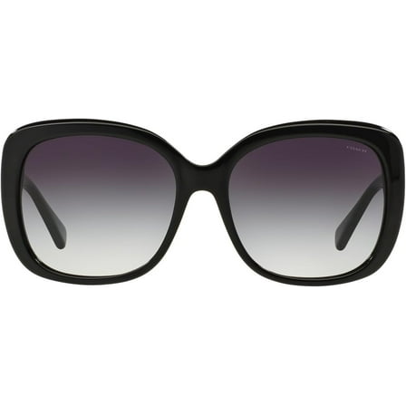 COACH HC8158 500211 Black Light Grey Gradient 58 mm Women's Fashion Sunglasses
