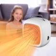 thumbnail image 4 of Iuhan Desktop Heater Mini Heater Small Household Heating Heater, Portable Personal Space Heater with Quiet Brushless Motor, Fast 2-Second Heat Up, Energy Efficient Desktop Heater for Office Desk, 4 of 9
