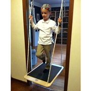 Fun And Function Sensory Textured Platform Swing and Swivel - Sensory Swings for Kids and Indoor Sensory Swing - Sensory Seats for Kids and Calming Sensory Toys for Kids - Special Needs Therapy Tools