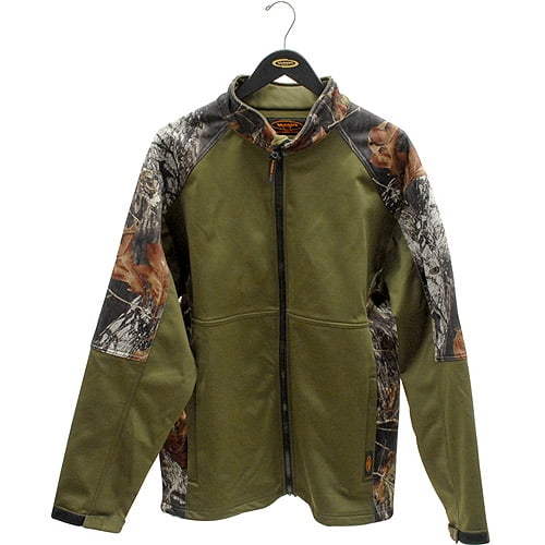 Yukon Gear Windproof Fleece Jacket, Mossy Oak Infinity Olive Pattern, XXL by Generic