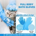 thumbnail image 6 of Dog Washing Gloves and Dog Bath Brush, 4 Pcs Pet Shower Set for Dogs, Cats, Bath Massage and Pet Grooming, 6 of 9