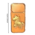 thumbnail image 3 of BotaniNest 3D Cartoon Horse Phone – Protective Shockproof Phone Cover With Embossed “ Fortune” Design Glitter & Clear Compatible With Multiple Smartphone Models Styl, 3 of 7