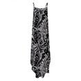 thumbnail image 6 of Sundresses for Women Casual Summer - Womens Halter Floral Casual Dresses Summer Beach Dress Sleeveless Sundress Slit Vacation Maxi Dress Spaghetti Strap, 6 of 7