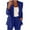 Blue 1, variant on Aboser Two Piece Blazer Outfits for Women Business Casual Work Sets Open Front Pants Set Long Sleeve Blazer Suit Jackets with Pants