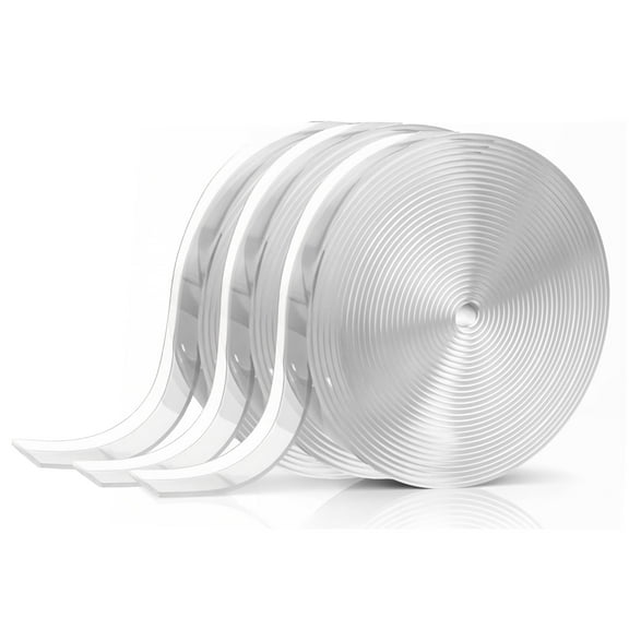 Alien Seal Draft Seal Window Door Seal Strip Transparent Windproof Sealing Tape Self Adhesive Draft Seal Tape 3 Rolls 49ft