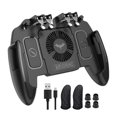 thumbnail image 1 of FURZEQIFA PUBG controlador móvil Joystick botón de rotación Gamepad para PUBG iOS Android seis dedos Gamepad con ventilador de refrigeración, 1 of 5
