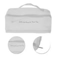 thumbnail image 4 of 1 Pc Large Capacity Makeup Bag for Business White Mesh Fabric, 4 of 6