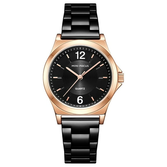 MINI FOCUS Women Watches Brand Luxury Fashion Casual Quartz Ladies Watch Waterproof Rose Gold Stainless Steel Strap Wristwatches