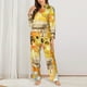 thumbnail image 2 of Balery Honey Bee Conjunto de Pijama con Estampado para Mujer, Conjunto de Dos Piezas con Manga Larga, Ropa de Dormir Suave con Bolsillos, Pijamas Cómodos-Medium, 2 of 7