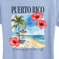 thumbnail image 2 of Instant Message - Puerto Rico Beach Short Sleeve Graphic T-Shirt, 2 of 5