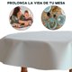 thumbnail image 3 of Protector de Mesa Acolchado PVC, Blanco, Fácil Limpieza, Impermeable, Parte Trasera Tipo Franela (Rectangular 1.40 x 2.75 M.), 3 of 8