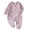 Purple, variant on BLVB Newborn Baby Boy Girl Clothes Cotton Wrap Romper Long Sleeve Coming Home Outfit Infant Jumpsuit(White,3-6 Months)