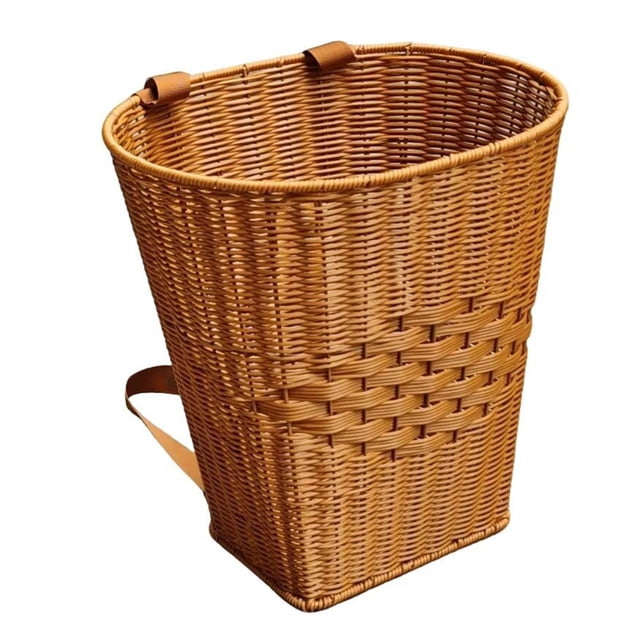 Cesta para recoger hojas de té, tejida a mano, ligera, multiusos, para flores, mochila de compras para picnic, plantación, fin de semana