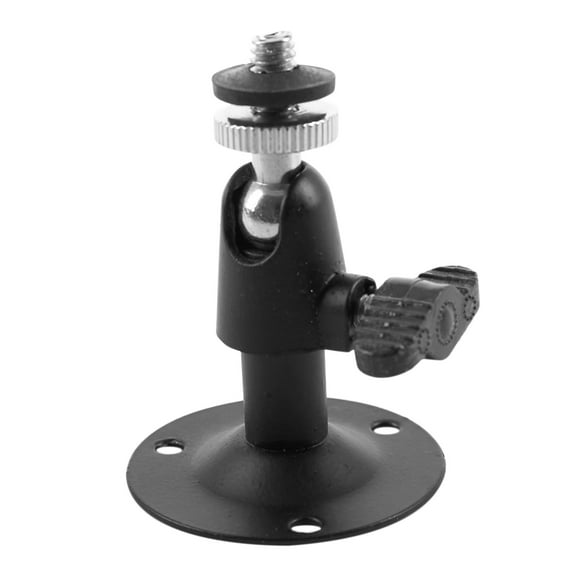 1 x CCTV Security Camera Bracket 1 x Installation Screws Kits-black