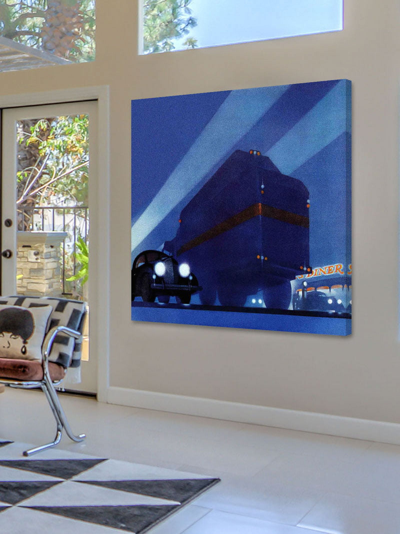 Marmont Hill "Near the Diner" Painting Print on Canvas