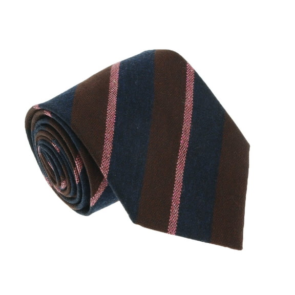 Missoni U5121 Burgundy/Pink Repp 100% Silk Tie for mens