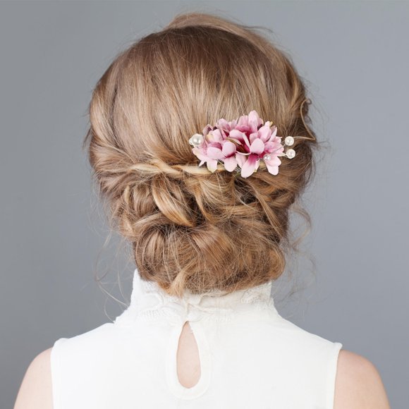 CRAFTHROU U Shape Hair Clips Bridal Hairpin for Wedding Hairstyles Women 3Set