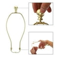 thumbnail image 5 of Uxcell 10.5 Inch Lamp Harp Kit with Finial Lamp Shade Holder Gold Tone 2 Set, 5 of 6