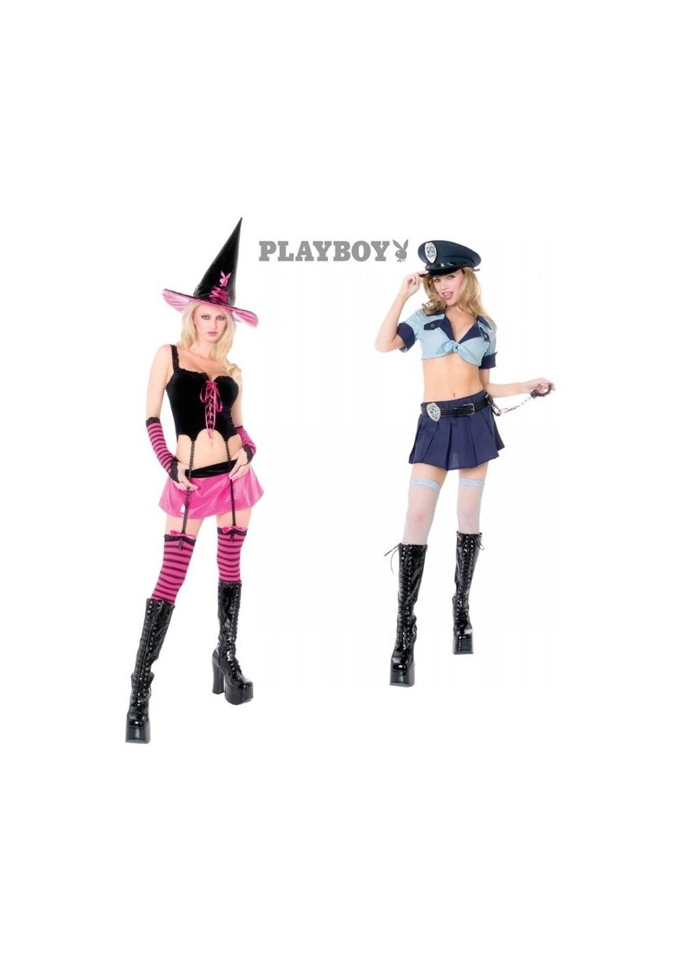 Sexy Playboy Witch and Cop Kit