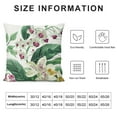 thumbnail image 5 of Creowell  Tropical Flowers Throw Pillow Covers  Floral Leaves Outdoor Decorative Pillows Cushion Cases for Couch Sofa Bed Home Decor, 5 of 5