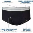 thumbnail image 4 of Gildan Adult Men's Premium Cotton Briefs, 12-Pack, Sizes S-2XL, 4 of 5