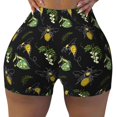 thumbnail image 2 of Picia Bee Floral Printed Workout Shorts for Women Seamless Scrunch Butt Lifting High Waisted Yoga Gym Booty Running Moisture-wicking Short Pants-Small, 2 of 9