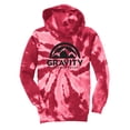 thumbnail image 1 of GOC Mountain Water-Based Mens Tie-Dye Pullover Hoodie - Red - X-Large, 1 of 1
