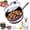 A, variant on 12 Inch Titanium Alloy Non Stick Pot with Lid with Steamer, Titanium Frying Pan & Steamer Set with Ergonomic Stay-Cool Handle, Deep Saute Pan with Ceramic Coating, Induction & Gas Compatible (A)