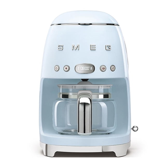 Cafetera de Goteo Smeg 10 Tazas Azul Pastel