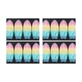 thumbnail image 2 of MKHERT Funny I Need Vitamin Sea in Rainbow Surfboard Placemats Table Mats for Dining Room Kitchen Table Decoration 12x18 inch,Set of 4, 2 of 4