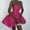 Hot Pink, variant on Women's Casual Dress for Women Solid Sleeveless Patchwork Long Skirt Fashionable and Comfortable Style for Everyday Wear Black L