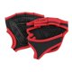 thumbnail image 3 of 2 almohadillas de agarre para levantamiento de pesas, guantes de entrenamiento con protección para la palma, protectores de palma Rojo, 3 of 8